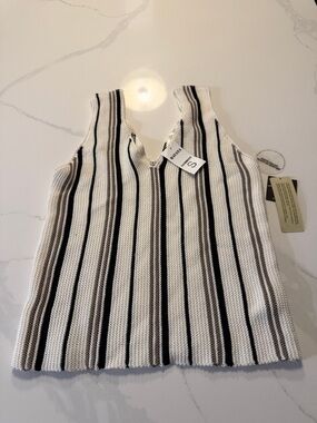 Havana Striped Knit Tank Top